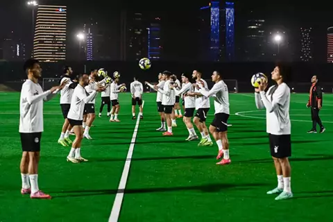 قبل مواجهة الإمارات.. لقطات تخطف الأنظار من مران منتخب مصر (صور)